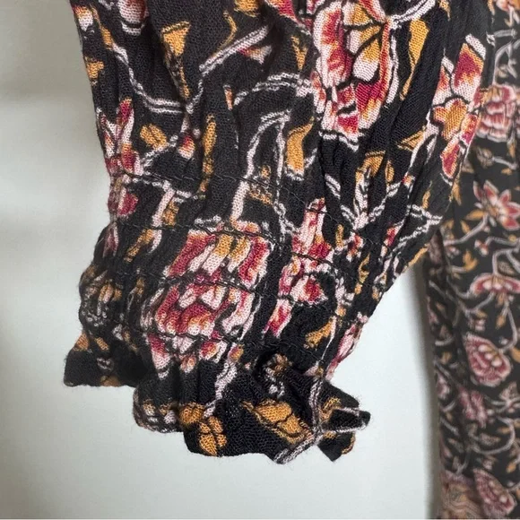 Knox Rose Floral Boho Granny-core Maxi Dress | Long Sleeve Tiered | XXL - Picture 5 of 9